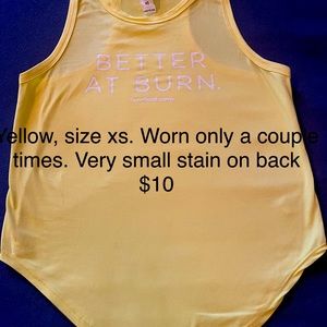 Burn boot camp tank